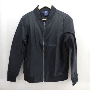 NEW Charles River Apparel Bomber Jacket Womens Small Boston Flight Black New!